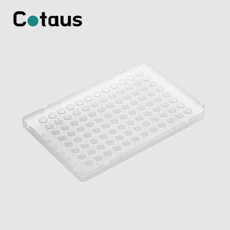 96 നന്നായി 0.1ml വെളുത്ത ഫുൾ പാവാട PCR പ്ലേറ്റ്